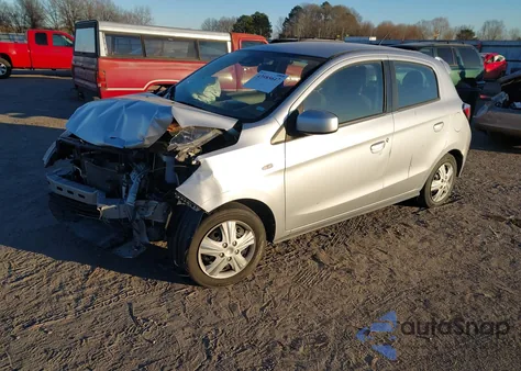 2021 Mitsubishi Mirage Carbonite Edition/Es/Le from USA, damaged, VIN ML32AUHJ1MH008046